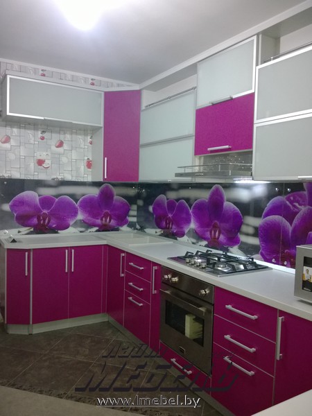 Кухня угловая ″Лиловая мистика″